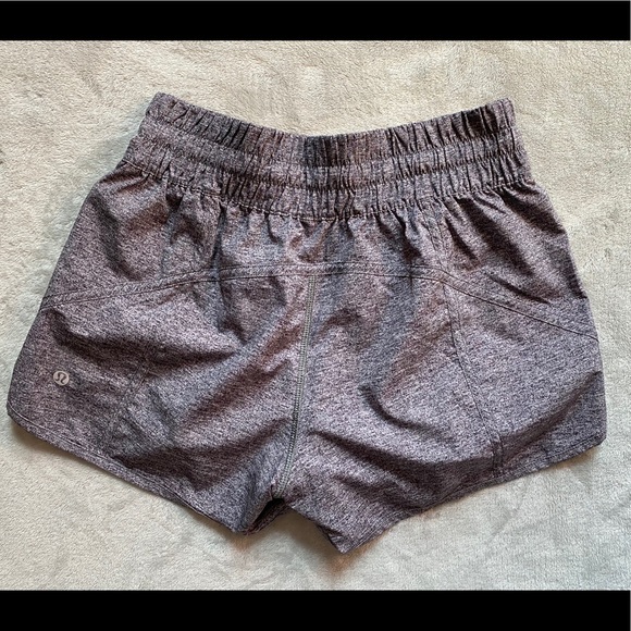 SOLD lululemon Tracker V Short in Heathered Black - Picture 2 of 7